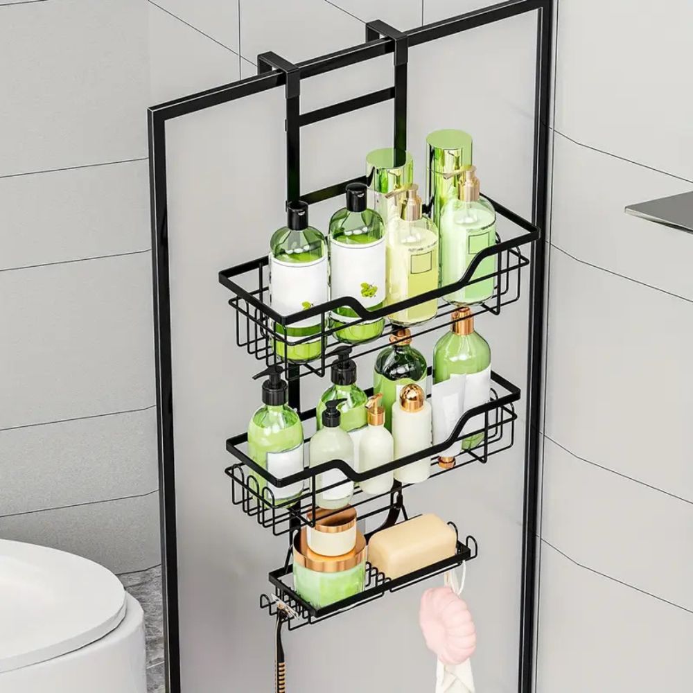 ChirolServ BelleForge 3-Tier Wall-Mounted Bathroom Organiser