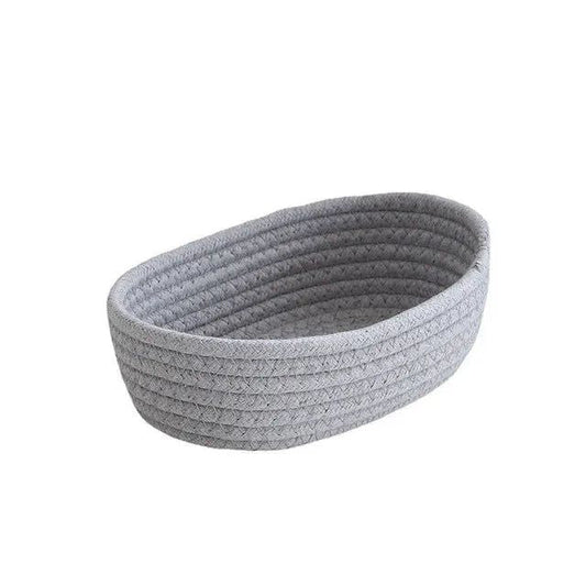 ChirolServ Woven Cotton Rope Storage Baskets